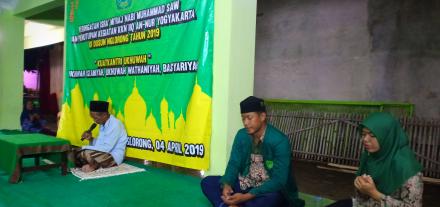 Penutupan Kegiatan KKN: Adakan Peringatan Isra Miraj di Dusun