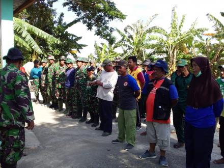 Kerjabakti TMMD Bersama TNI dan Pamong