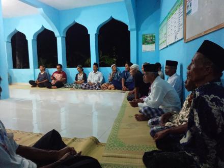 Rapat di Masjid Al Mujahidin Badan 