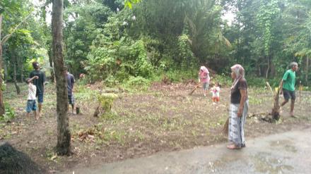 Kerja bakti di Badan