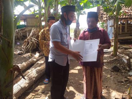 Penyerahan Akta Kematian di Dusun Soronanggan