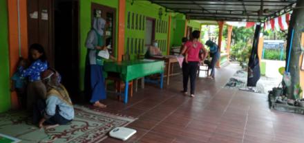 Posyandu di dusun Soronanggan