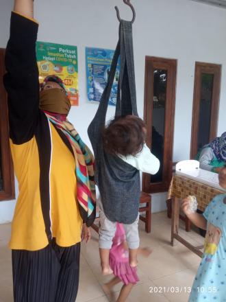 Posyandu di dusun Tarungan