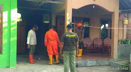 Penyamprotan disinfektan ozonisasi di dusun nglorong