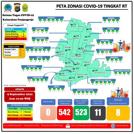 Up-Date Peta Penyebaran Covid 19