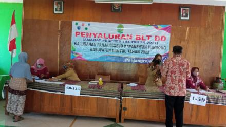 Penyaluran BLT DD Bulan April 2022