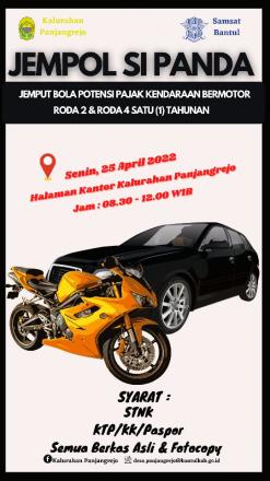 JEMPOL SI PANDA kendaraan bermotor