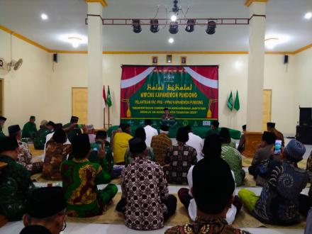 Halal bi halal MWCNU Kapanewon Pundong di Madin Nglembu