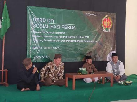 Sosialisasi PERDA DIY No 3 Tahun 2017