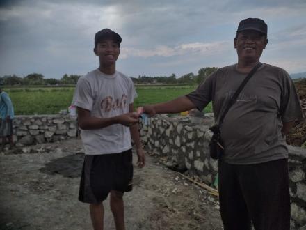 Pembayaran Upah Bangket irigasi Jetis