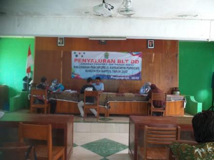 Penerimaan BLT DD Bulan November