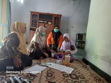 Pemberian PMT Pemulihan Bagi Balita BGM (Bawah Garis Merah)