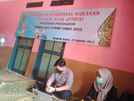 Sosialisasi Pemberian Makan Bayi dan Anak (PMBA) di Krapyak Kulon