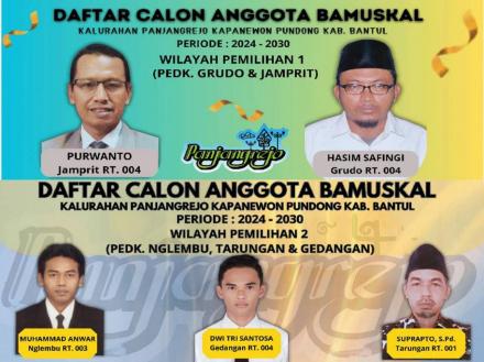Jadwal Pemilihan BaMusKal Keterwakilan Wilayah 