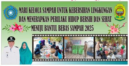 Kalurahan Panjangrejo mendukung Bantul Bebas Sampah 2025