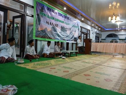 Pengajian Rutin Malam Ahad Pahing di Masjid Al- Ittihat Watu