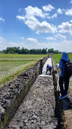  Bangket Irigasi  Cor Alas Irigasi  Dusun Semampir