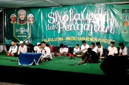 Lailatul Ijtima' MWCNU Pundong di Masjid Al-Ittihaad, Watu, Panjangrejo