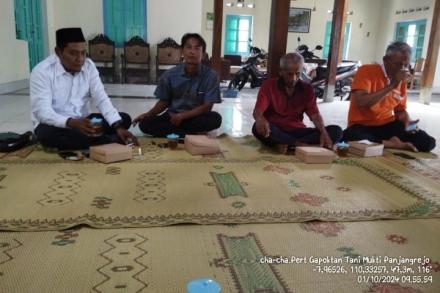 Pertemuan Rutin Gapoktan Tani Mukti Kalurahan Panjangrejo di Homstay Unggul