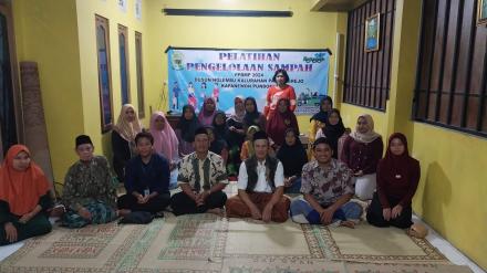Pelatihan pengelolaan sampah Di Pedukuhan Nglembu 