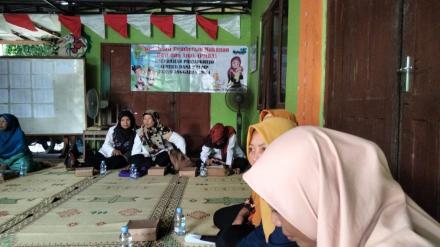 Sosialisasi Pemberian Makanan Bayi dan Anak ( PMBA ) dusun Soronanggan 