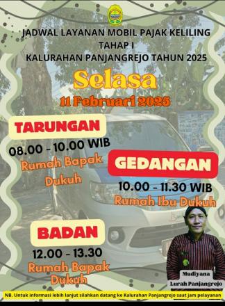 Jadwal Layanan Jemput Bola Pembayaran PBB  Hari ke Dua