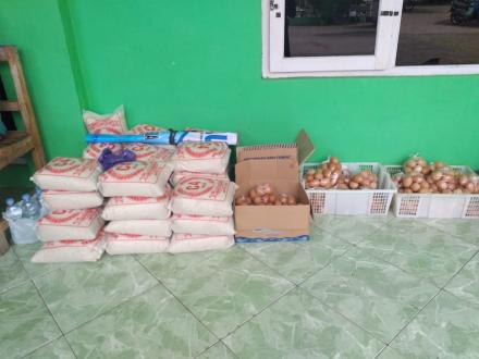 Penyaluran Bantuan Berupa Sembako dan Bahan Makanan dari Propinsi JSLU