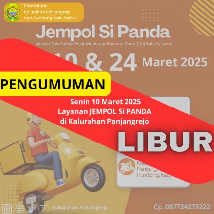 Jempol Si Panda Libur