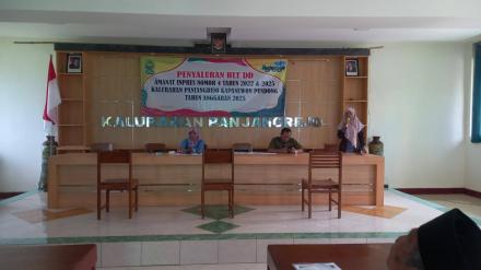 Penyaluran BLT DD Kalurahan Panjangrejo Bulan Januari - Maret