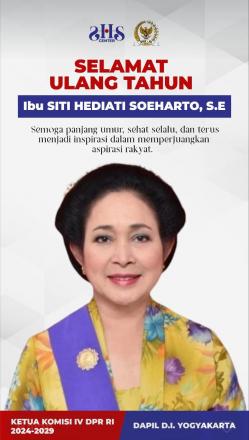  selamat Ulang Tahun Ibu Siti Hediati Soeharto, S.E