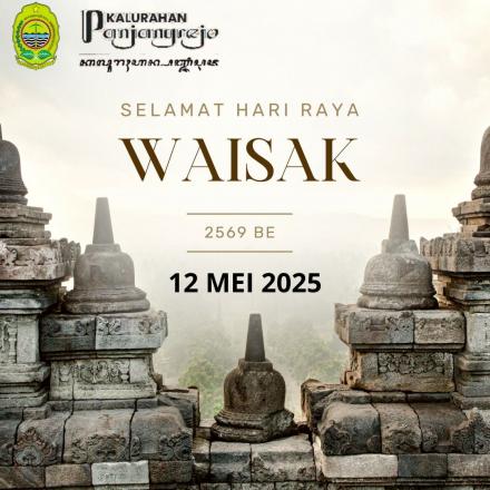 Kalurahan Panjangrejo  mengucapkan Selamat Hari Waisak