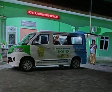 Posko PBB malam di Kalurahan Panjangrejo