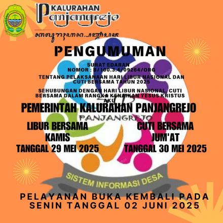 Libur dalam rangka Kenaikan Yesus Kristus dan Cuti Bersama