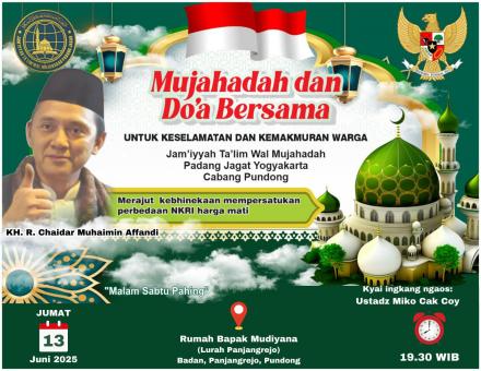 Mujahadah Padang Jagad di Dusun Badan