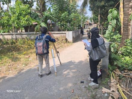 Survey Lokasi dan Pengukuran Sudetan Irigasi di Dusun Soronanggan