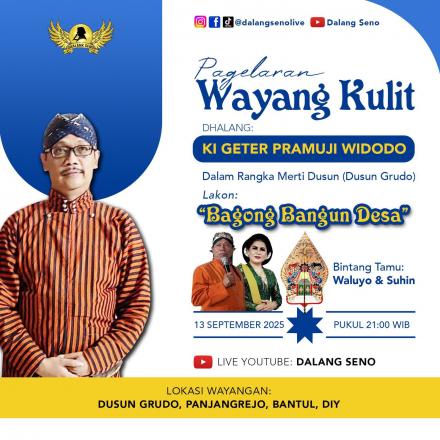 Pagelaran Wayang Kulit Di Dusun Grudo
