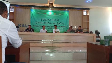 Sosialisasi CHSE  Desa Wisata Kalurahan Panjangrejo 
