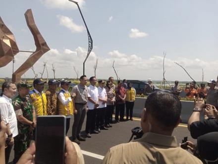 Peresmian Jembatan Pandansimo
