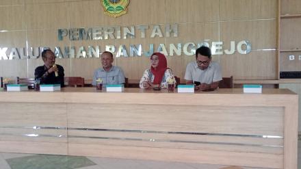 Kunjungan Dari Dinas Perhubungabn Kabupaten Belitung Timur beserta Perangkat Desa Mentawak dan Desa 