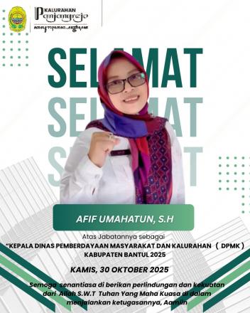 Pelantikan Kepala DPMKal