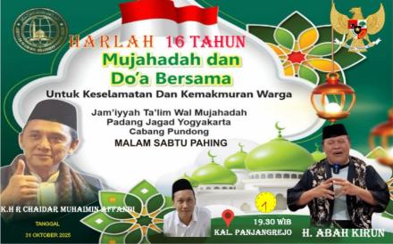 Saksikan dan Hadiri Pengajian Padang Jagad di Kalurahan Panjangrejo