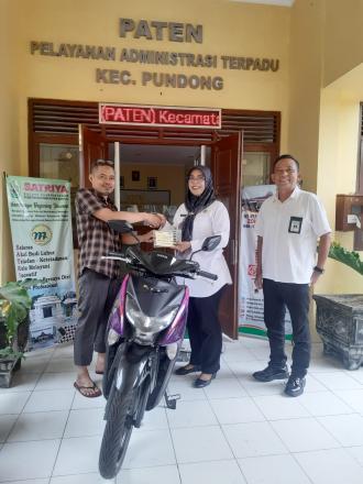 Penyerahan Hadiah Motor dari PBB