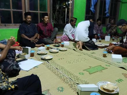 Pertemuan Rutin Linmas Kalurahan Panjangrejo