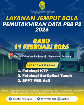 Layanan Jempu Bola Pemutakhiran data PBB P2 2026