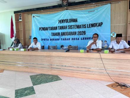 Pendaftaran Tanah Sistematis Lengkap (PTSL) TA. 2026