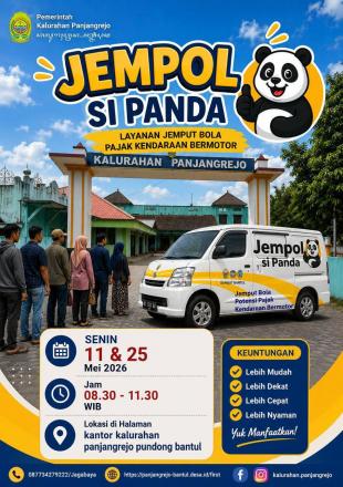 JEMPOL SI PANDA (Jemput Bola Pajak Kendaraan Bermotor)