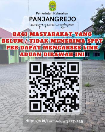 QR Code Pengaduan Resmi Yang Tidak Menerima SPPT PBB