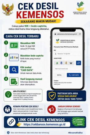 Cek Desil Makin Mudah