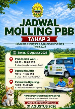 Mobiling Pajak PBB-P2 Tahap III